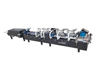 ¿cómo admite una máquina encoladora plegable de cartón el trabajo de embalaje moderno