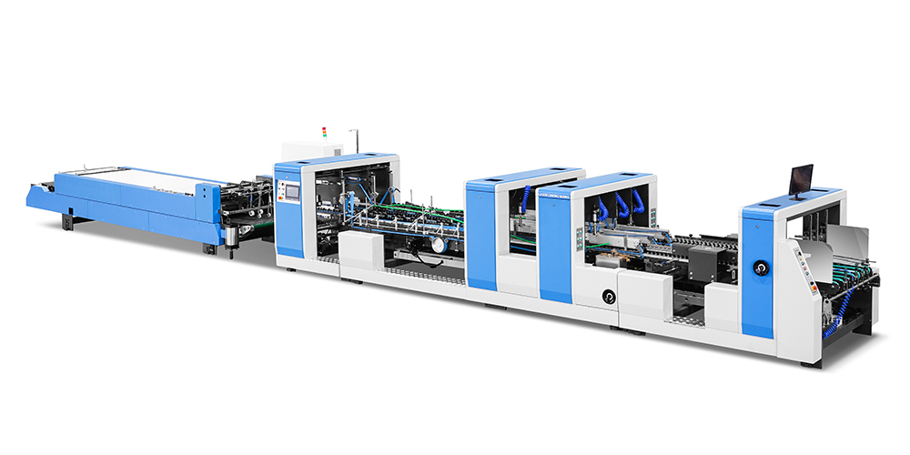 Máquina Pegadora de Carpetas de Doble Pliegue Totalmente Automática